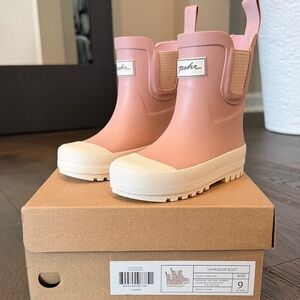 Voyageur Kids Pink Rain Boots